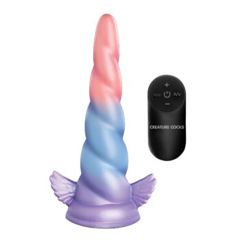 Deluxe Dream Rider Vibrating Unicorn Silicone Dildo - Image 4