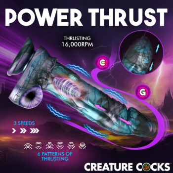 Astro-Thrust Thrusting and Vibrating Silicone Dildo - Image 2