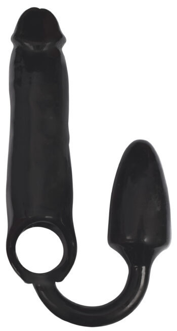 XXXPander Sheath with Smooth Plug - Black