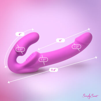 Candy Crush - Purple Vibrating Strapless Strap-On w/ Remote - Image 3