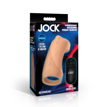 Vibrating Silicone Penis Sleeve - Medium - Image 6