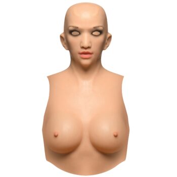 Sexy Skin Suit Silicone Head, Face & C Cup Breasts - Image 5