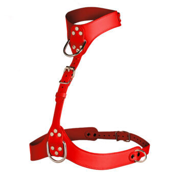 Vixen Female Chest Harness - Red - Image 6