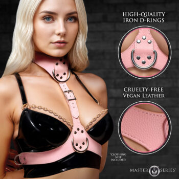 Vixen Female Chest Harness - Pink - Image 5