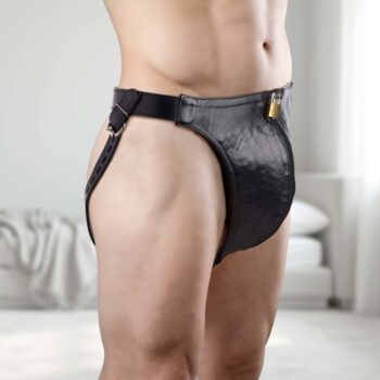 Spiked Leather Confinement Jockstrap - Image 10