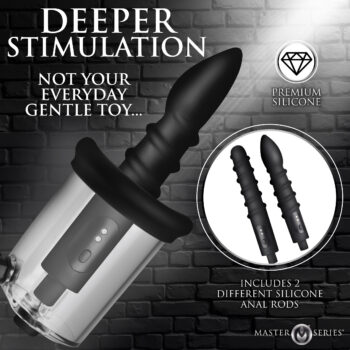 Rosebud Driller Deluxe Set Vibrating Silicone Rosebud Pump - Image 4
