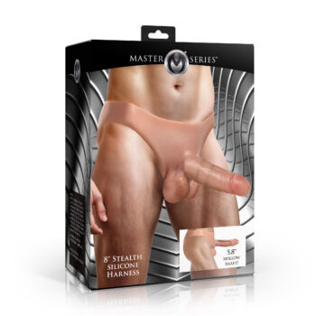 8" Stealth Silicone Strap-On - Image 6