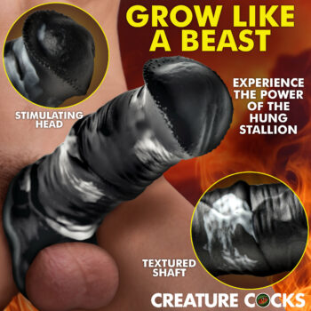 Stallion 1" Silicone Penis Extension - Image 2