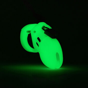 Glow-In-The-Dark Male Chastity Device - Small - Image 3